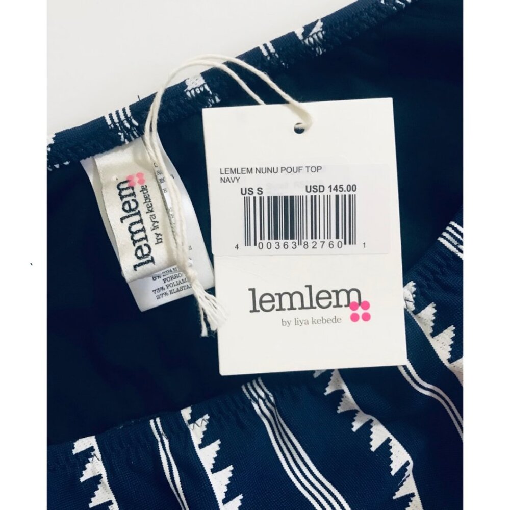 Lemlem Nunu Pouf Top & Bottom in Navy - Small - NWT - Picture 5 of 10